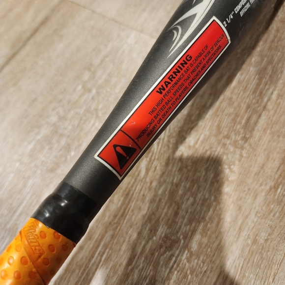 Combat Baseball Bat with Orange Grip - Picture 4 of 11